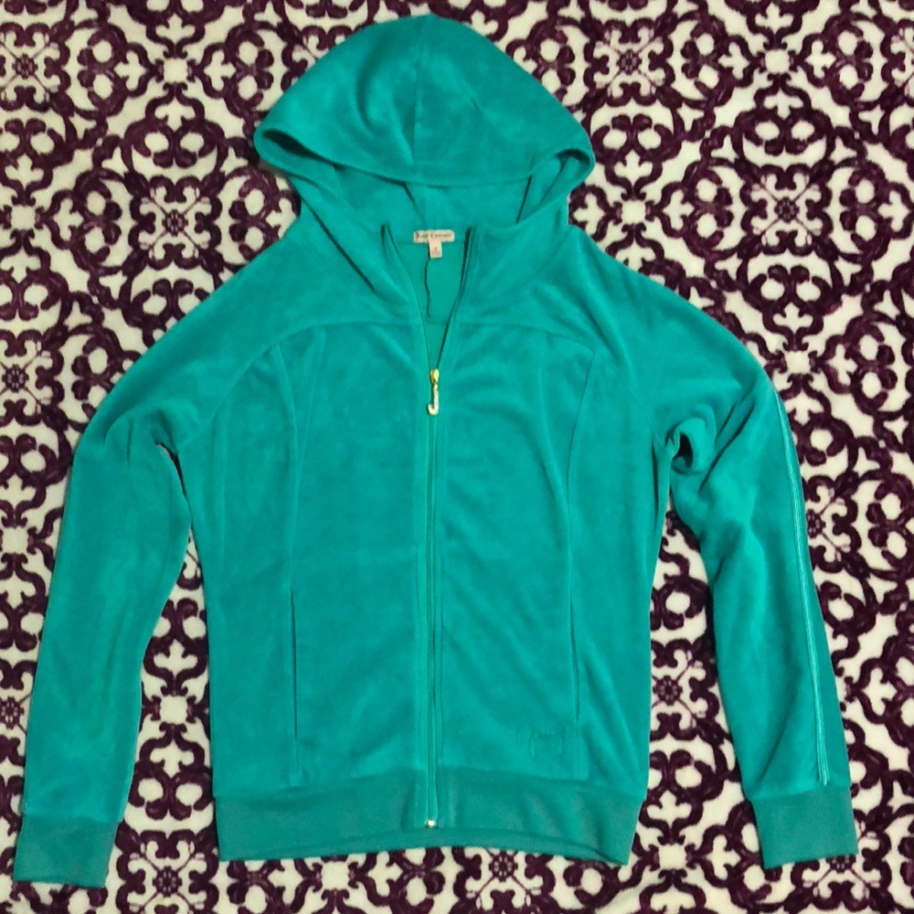 NWOT! Teal juicy sweatshirt